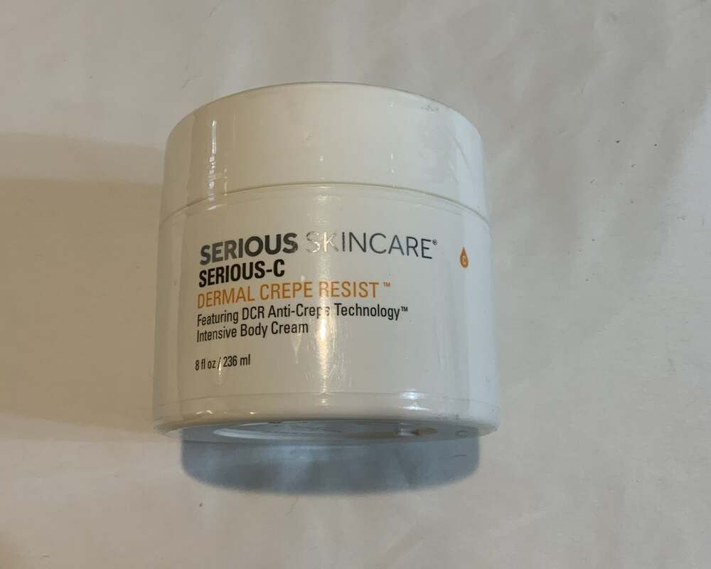 Serious Skincare Serious-C Dermal Crepe Resist Intensive Body Cream  8 oz Sealed
